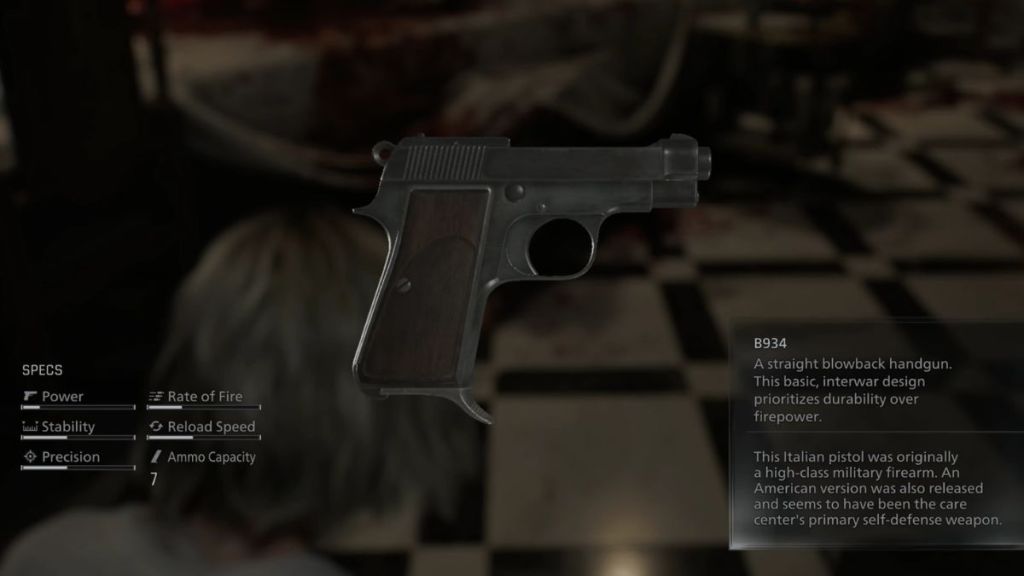 Resident Evil Requiem B934 Weapon