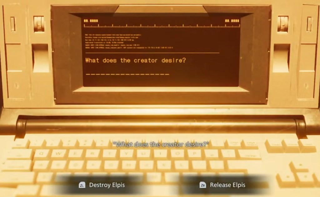 Resident Evil Requiem Ending choice
