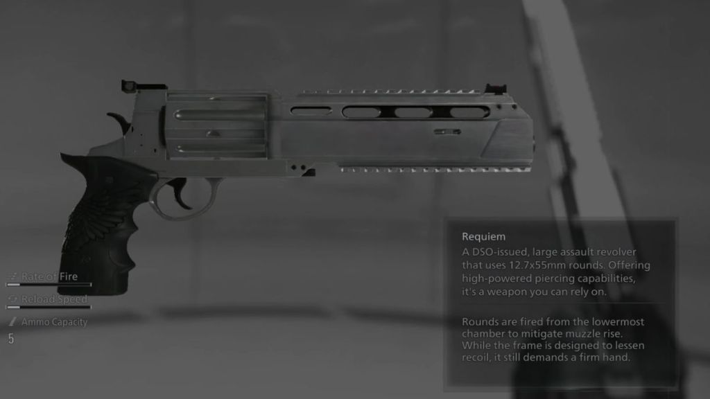 Resident Evil Requiem Requiem Weapon