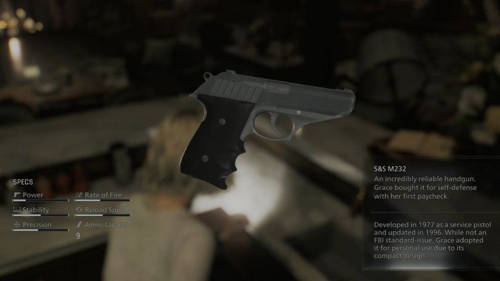 Resident Evil Requiem S&S M232 Weapon