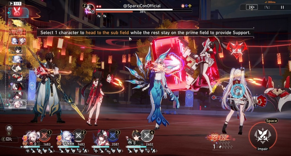 Sparxie boss mechanic Honkai Star Rail