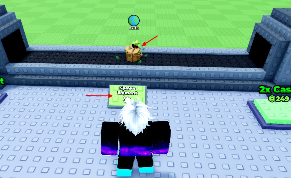 Spawn and get element for crafting recipes craft anime