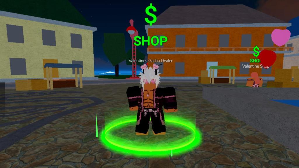 Valentines gacha dealer NPC