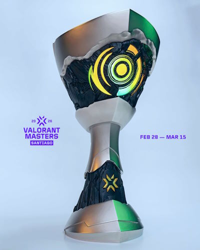 Valorant Masters Santiago trophy