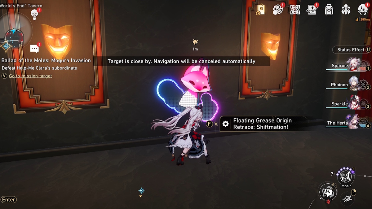 World's end tavern Floating Grease Origin Retrace Shiftmation 2 Position