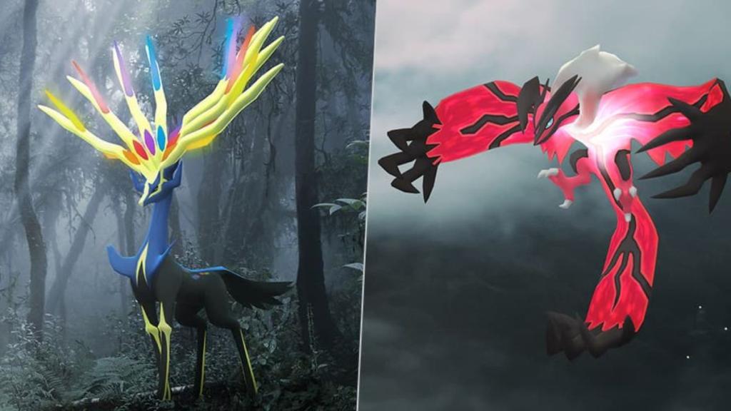Pokemon GO Tour Kalos X Version or Y Version (Xerneas or Yveltal)