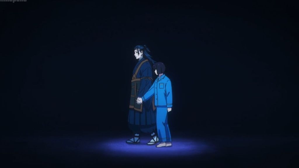 Kenjaku and Sasaki in Jujutsu kaisen Season 3 Episode 7