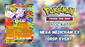 Pokemon TCG Pocket Mega Medicham EX Drop Event: All Missions, Promo Cards and Free Rewards