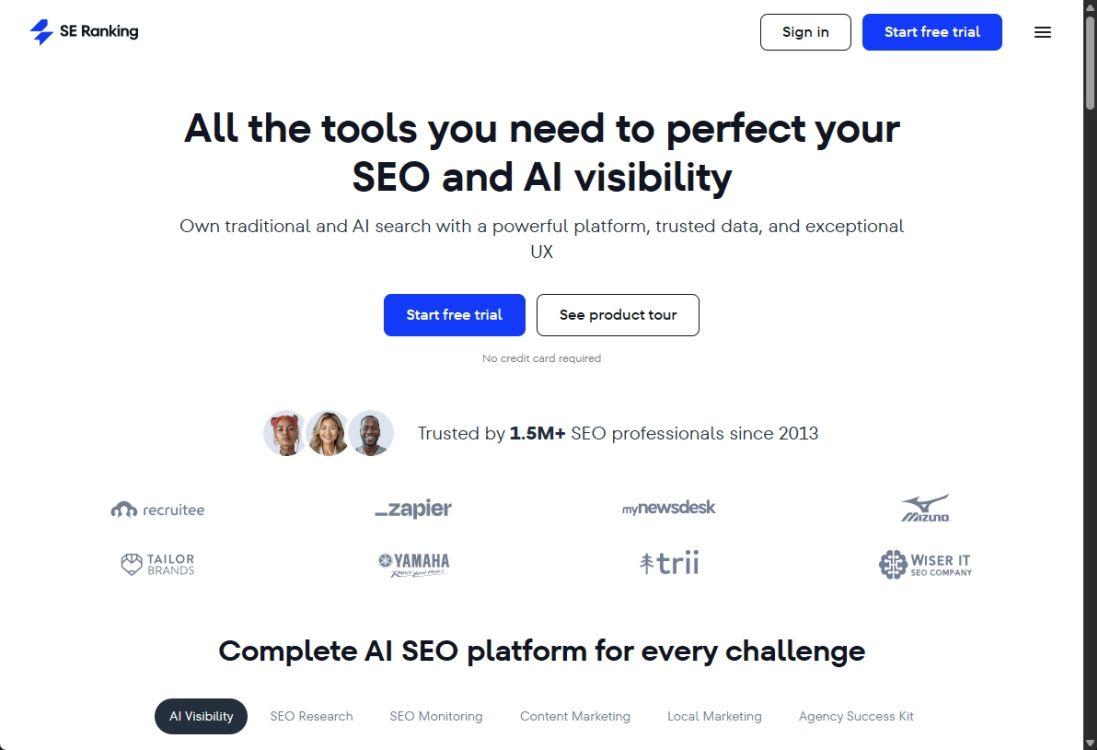 7 Best AI Rank Trackers and Search Visibility Tools in 2026 | Beebom