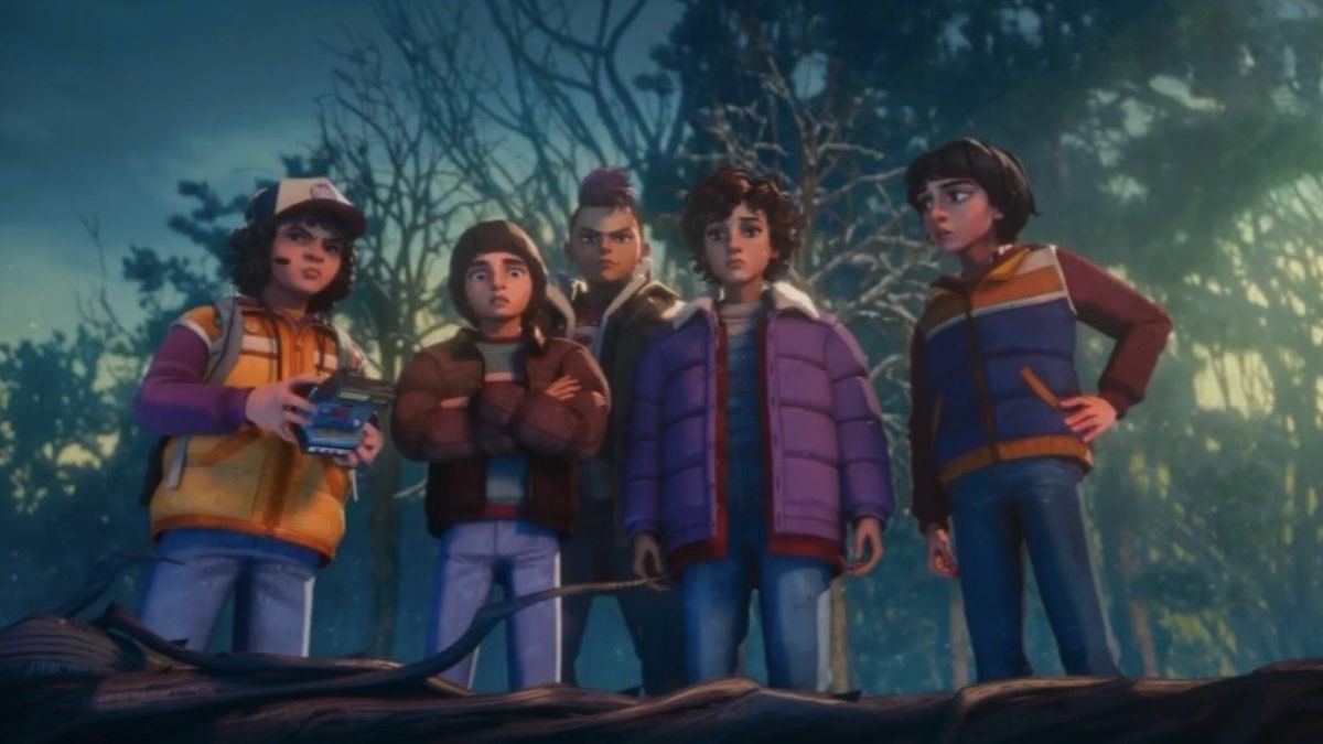 A still from Stranger Things: tales From '85