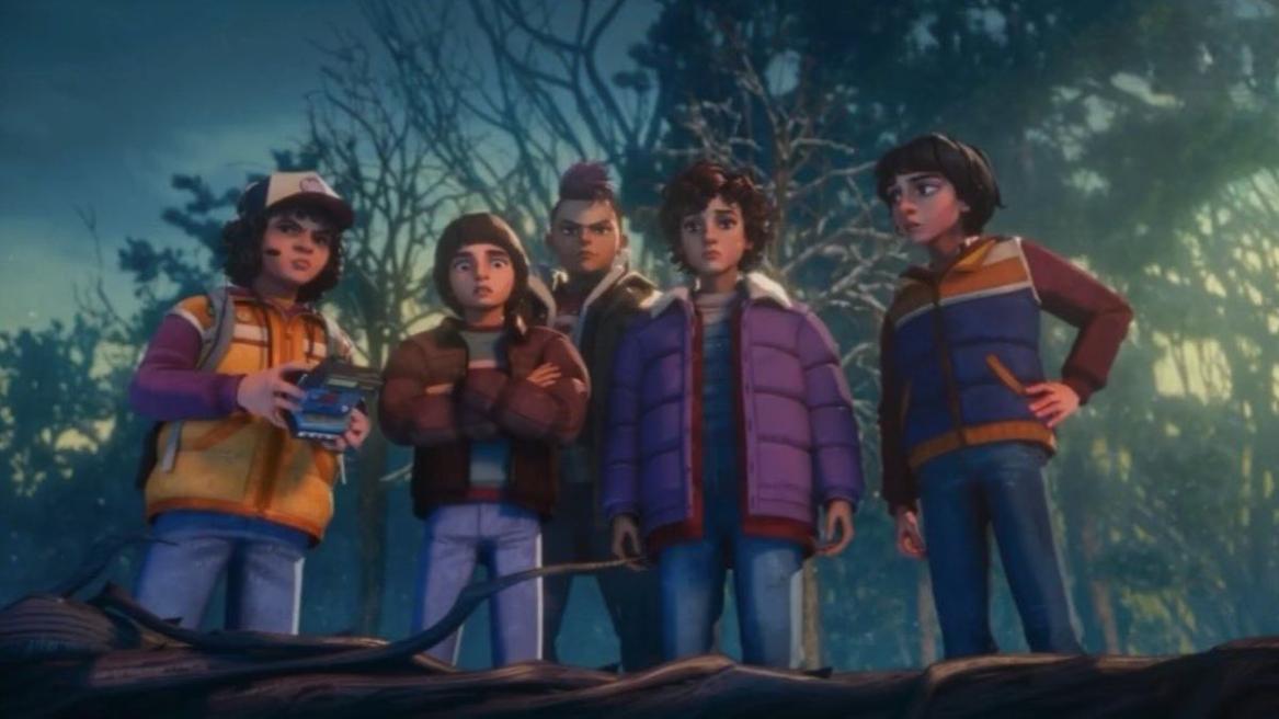 A still from Stranger Things: tales From '85