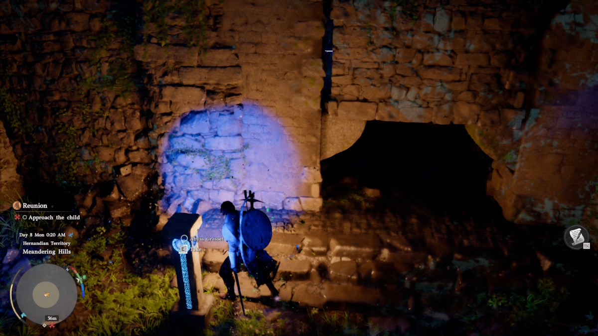 Abyss Cresset found after completing the Ancient Ruins Puzzle