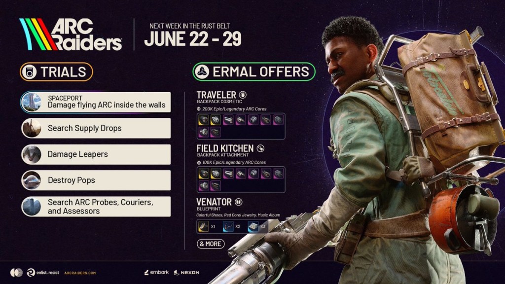 Arc Raiders Trials This Week 34