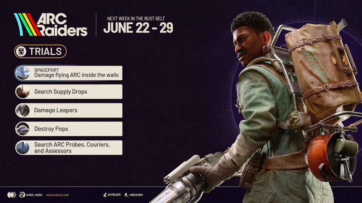 Arc Raiders Week 34 Trials (June 22- June 29)