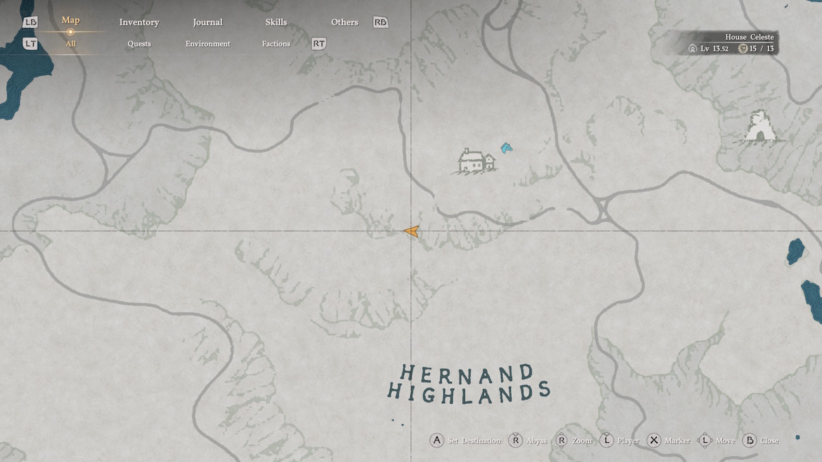 Bear's location in Crimson Desert