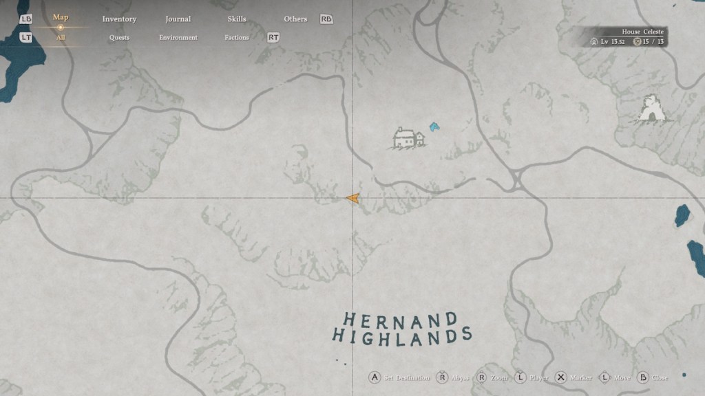 Bear's location in Crimson Desert