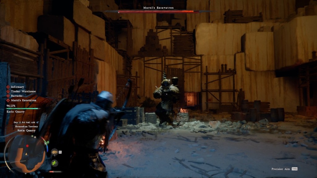 Cheese Marni's Excavatron boss in Crimson Desert