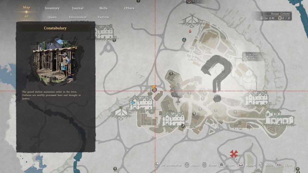 Constabulary location in Crimson Desert