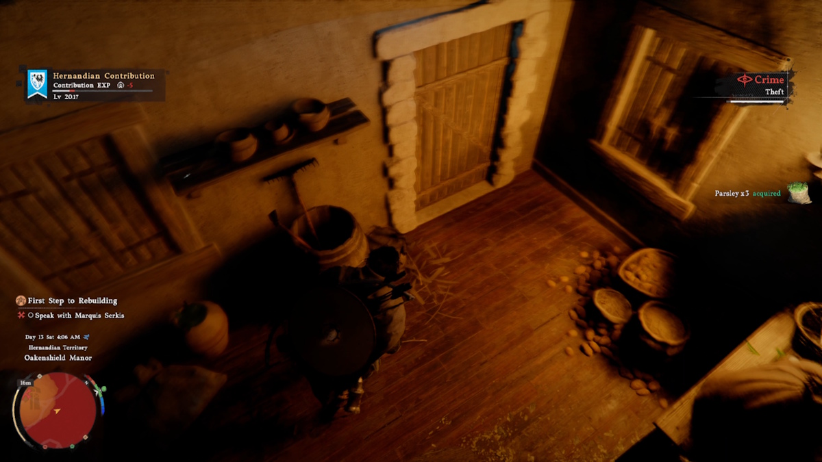 Stealing Crime reported in Crimson Desert