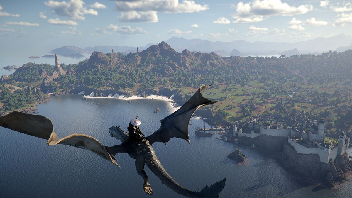 Crimson Desert Dragon Flying