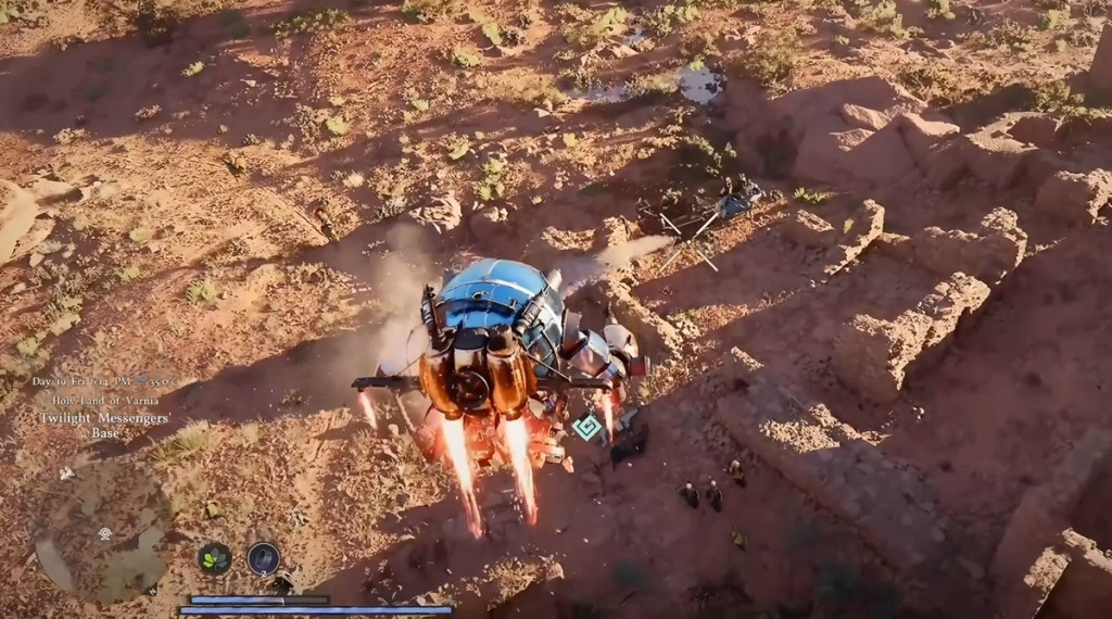 Crimson Desert Dwarven flying mech