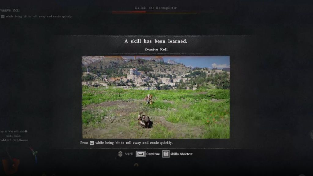 Crimson Desert Evasive Roll Unlock