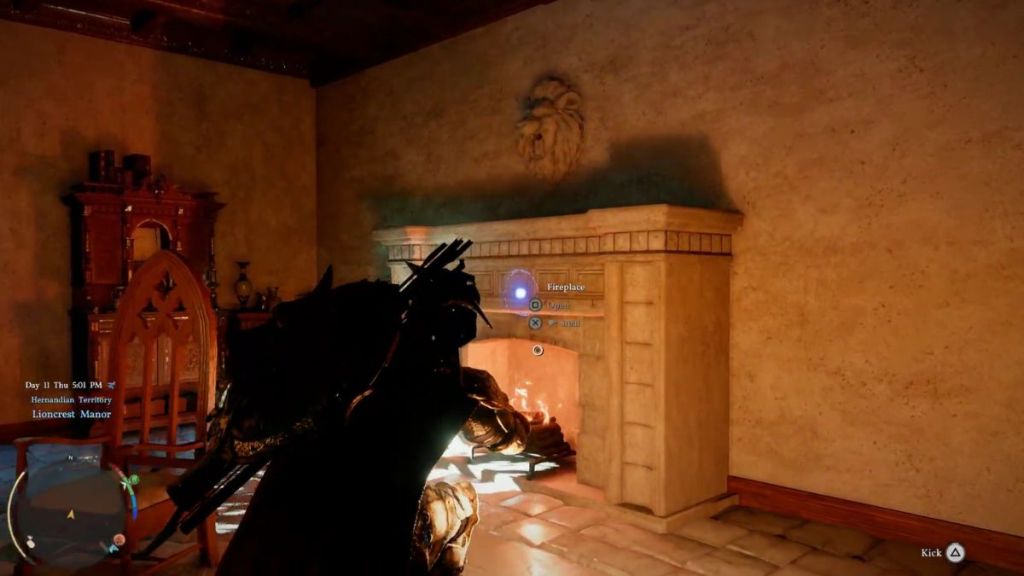 Crimson Desert Lioncrest Manor Fireplace