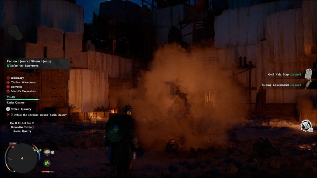 Crimson Desert Marni's Excavatron boss rewards