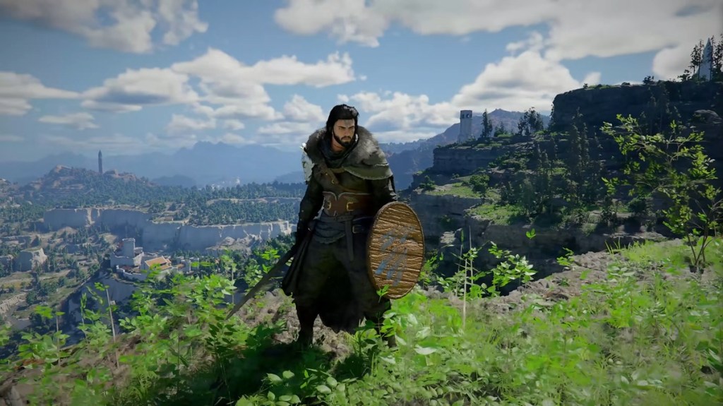 Armas de Espada e Escudo em Crimson Desert