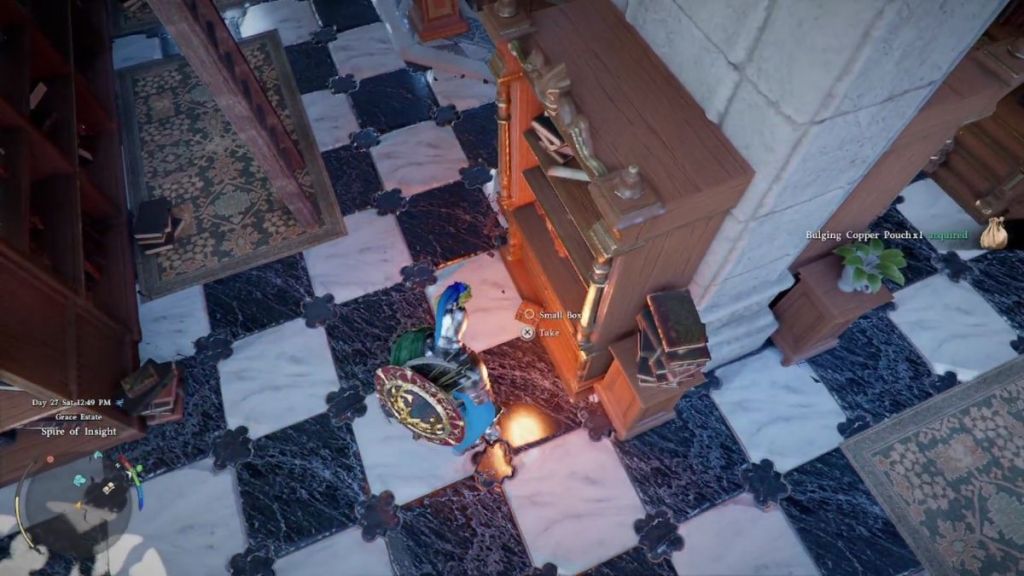 Looting shelves in Crimson Desert