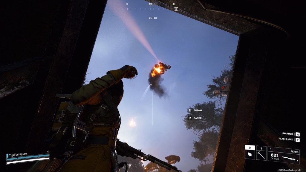 Dealing Damage to ARC enemies using Light Impact Grenade in Arc Raiders