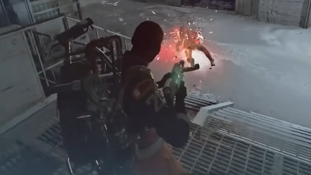 Dolabra shotgun in action in Arc Raiders