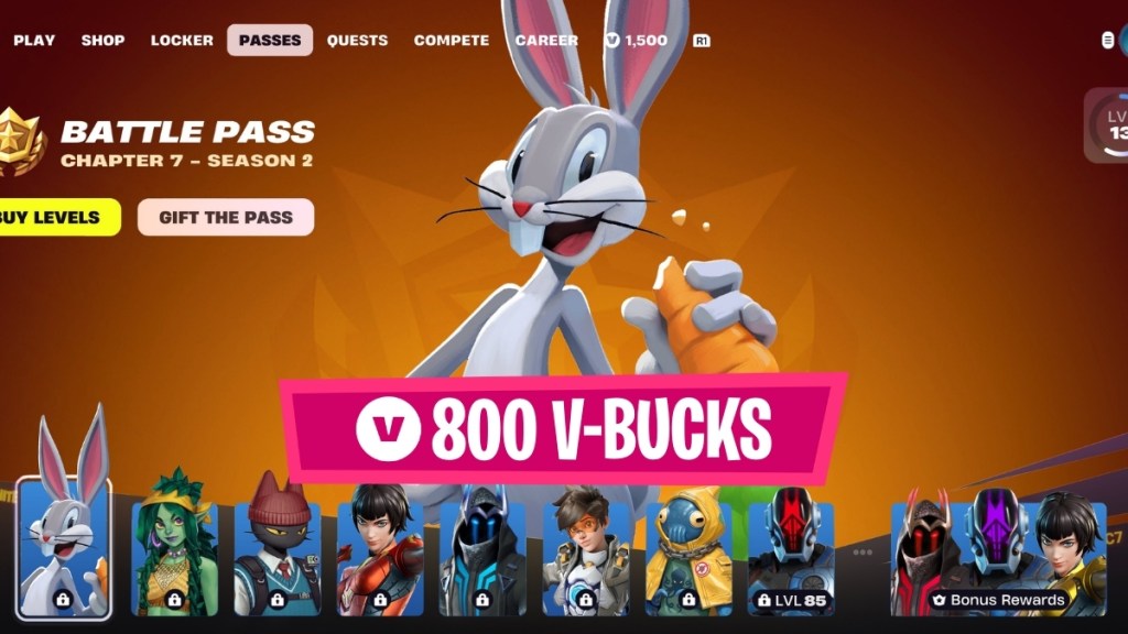 Fortnite Chapter 7 Season 2 BP Cost