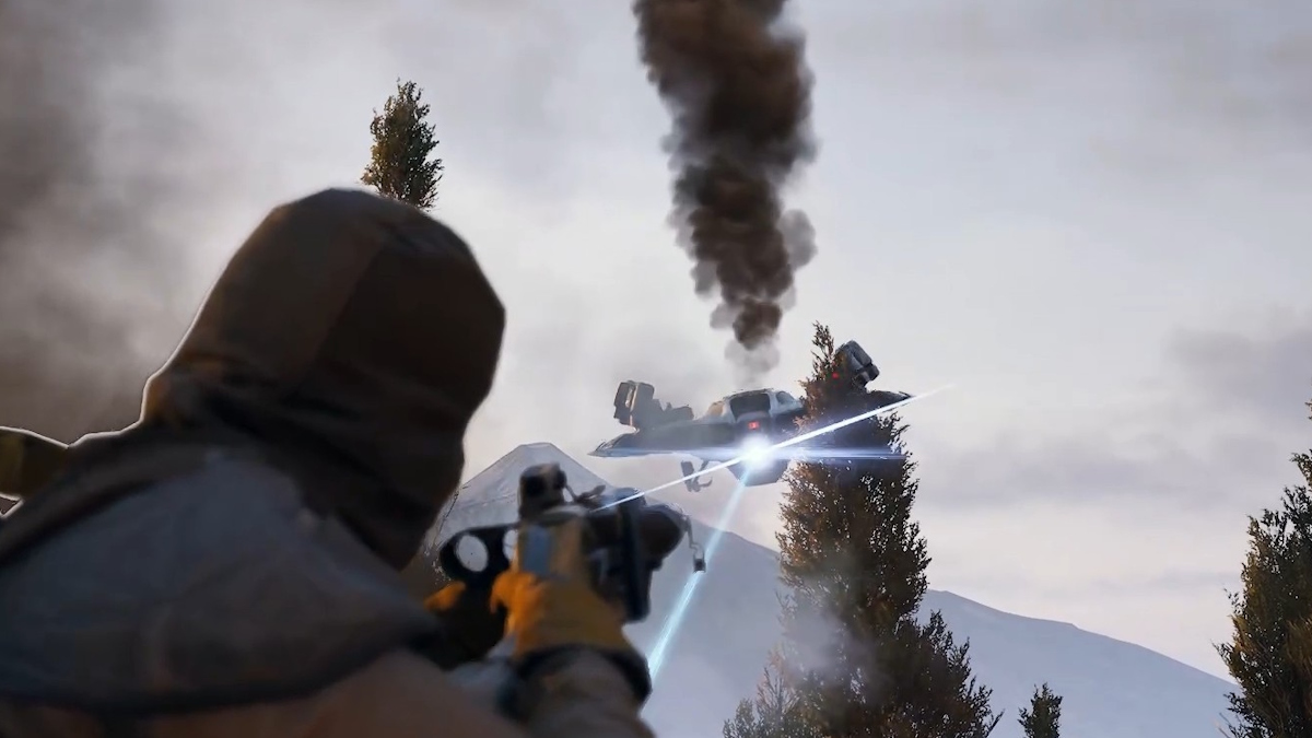 Fighting against a Vaporizer in Arc Raiders
