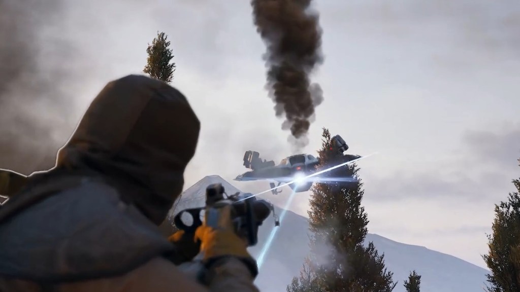 Fighting against a Vaporizer in Arc Raiders