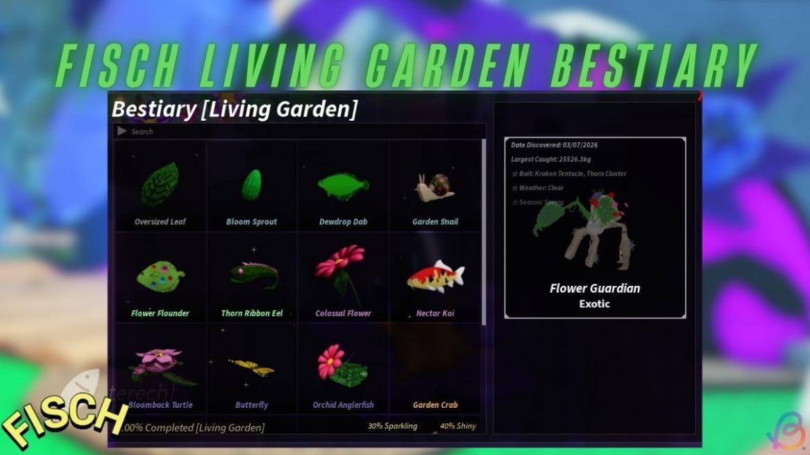 Fisch Living Garden Bestiary