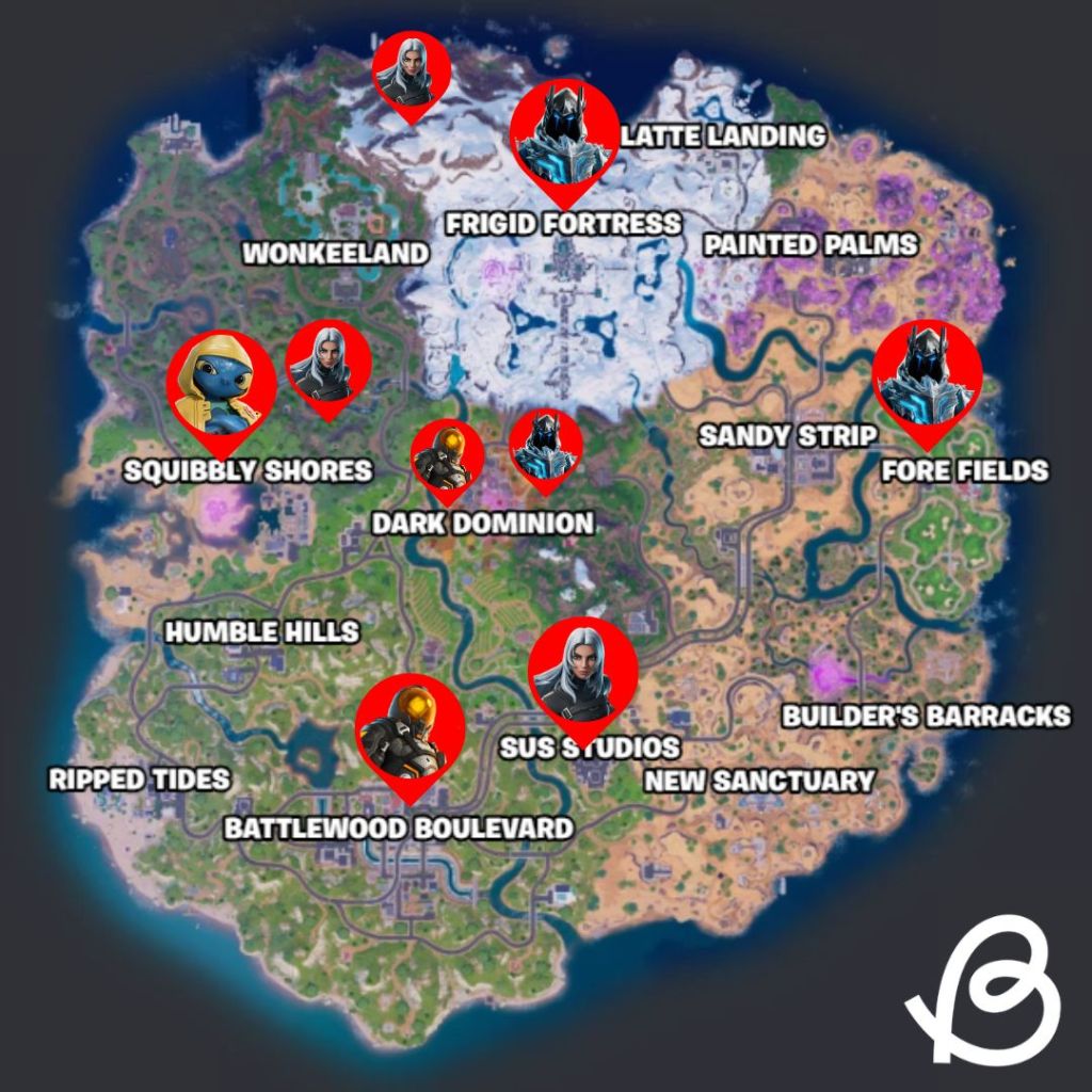 Fortnite Chapter 7 Season 2 Bosses 40.20