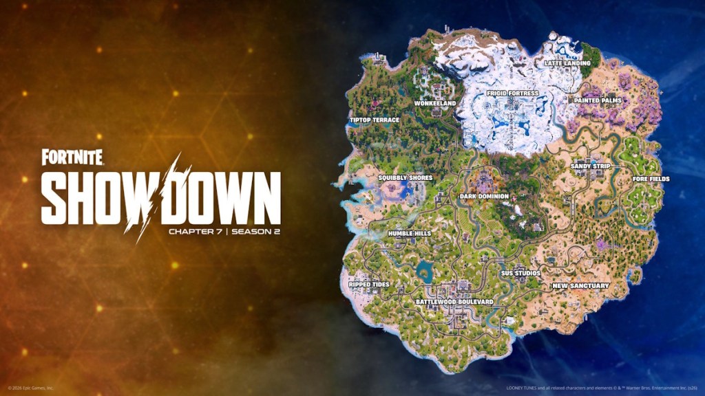 Fortnite Chapter 7 Season 2 Map changes