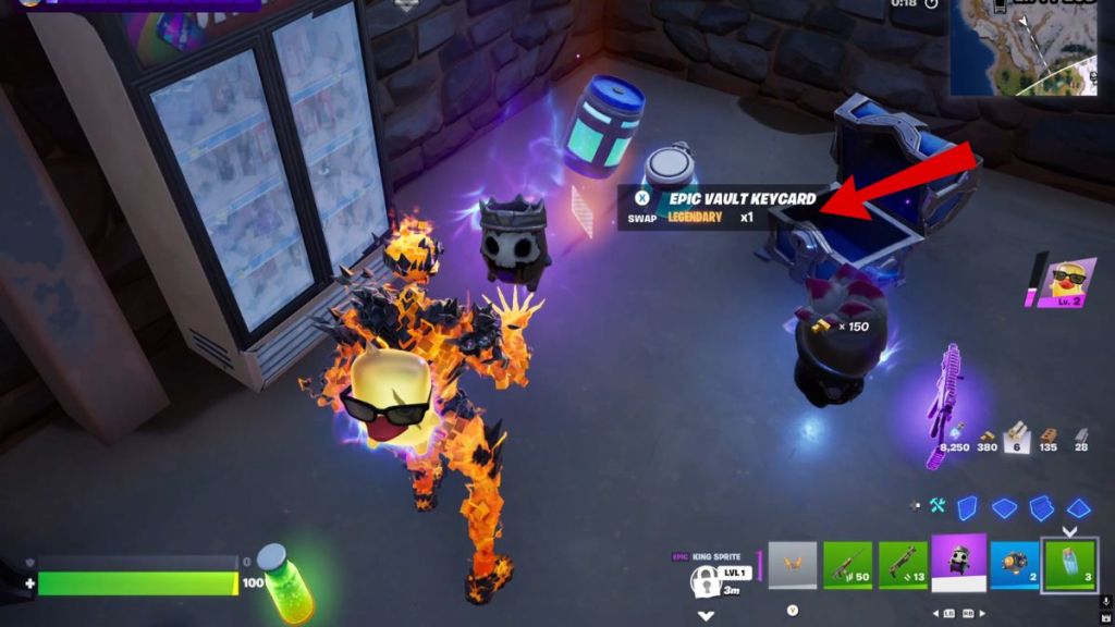 Fortnite Epic Vault Keycard