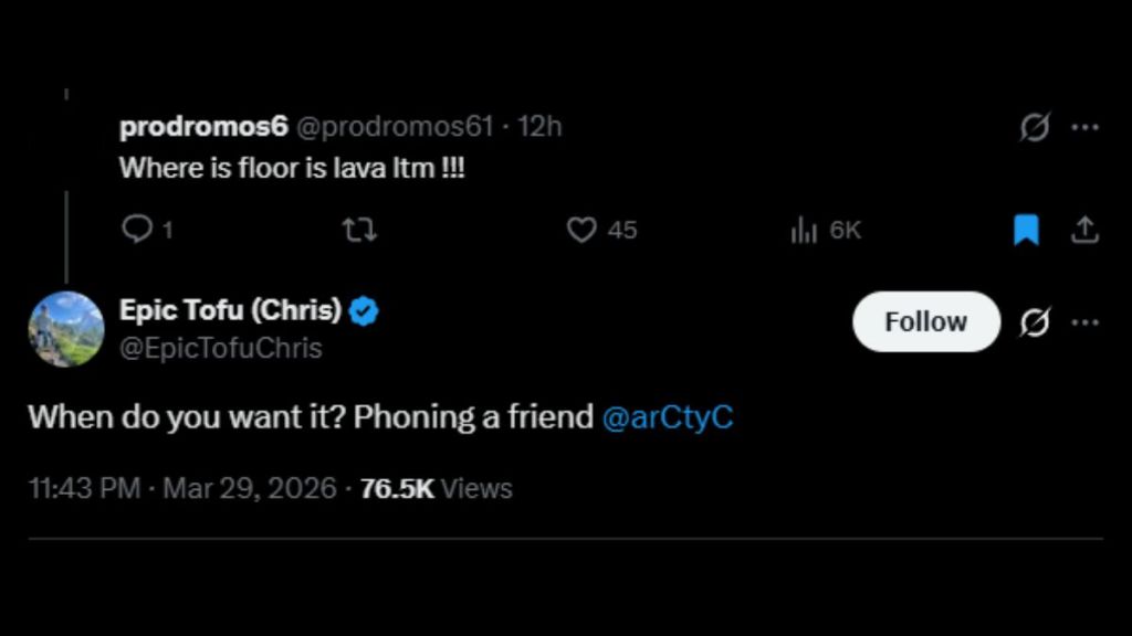 Fortnite Floor is Lava LTM