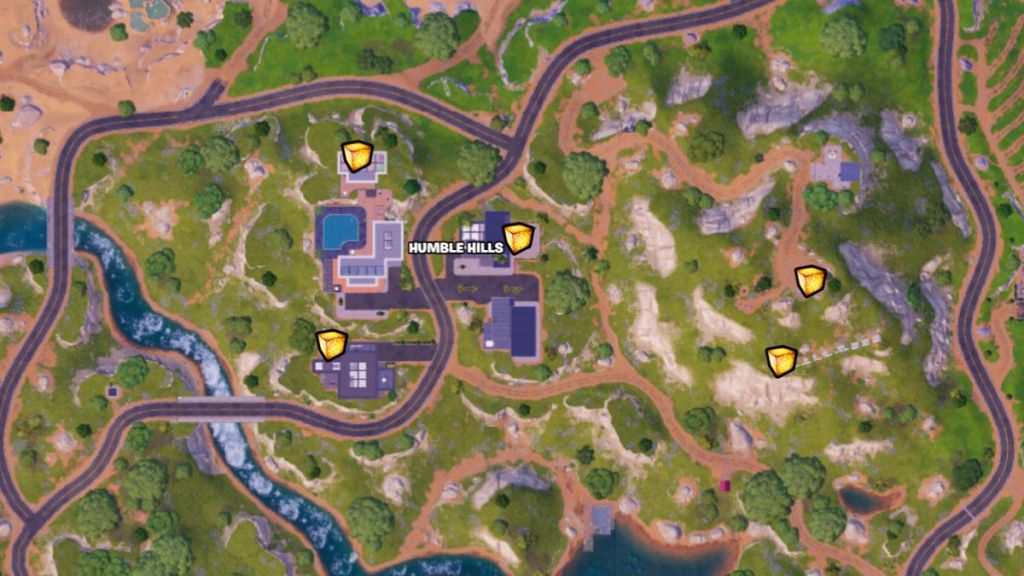 Fortnite Humble Hills Chaos Cube