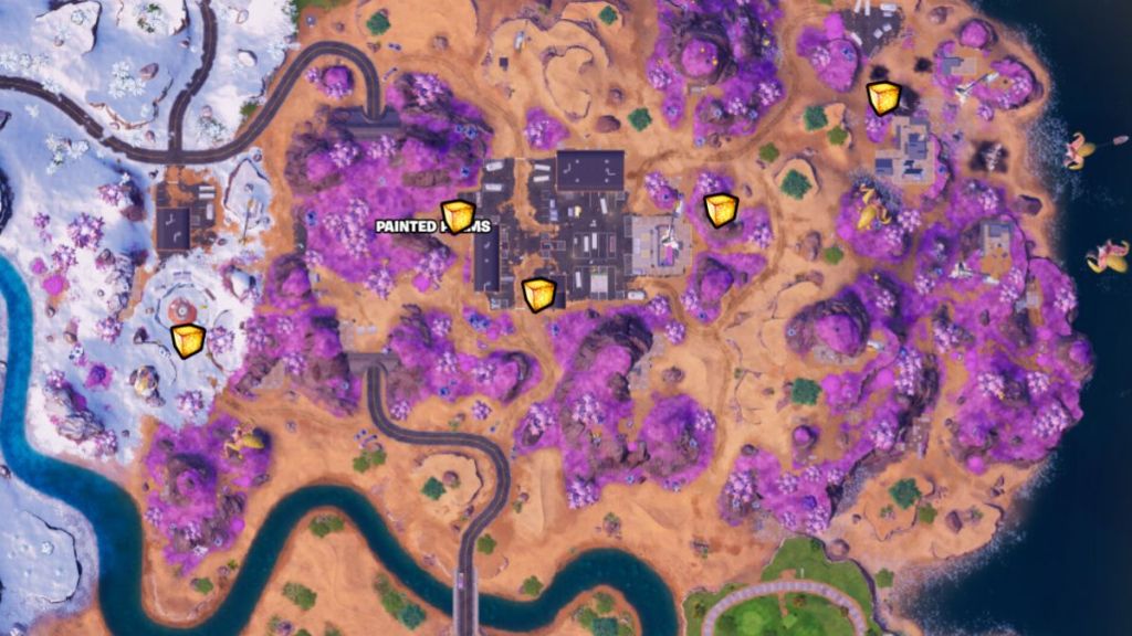 Fortnite Painted Palms Chaos Cube