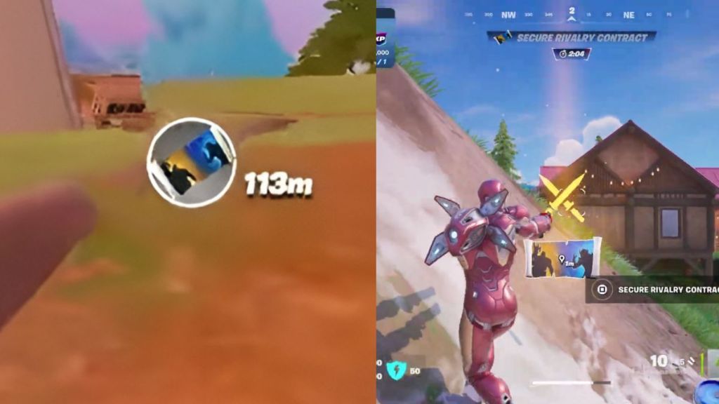 Fortnite Rivalry Contract in-game