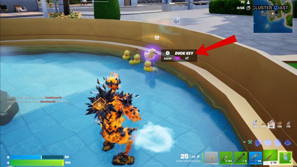 Fortnite Secret Cluster Coast Duck Vault 2