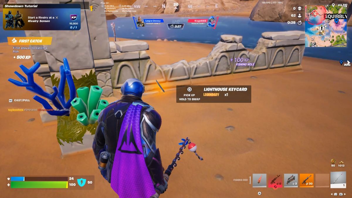 Fortnite Squibbly Shores Vault Lighthouse Keycard