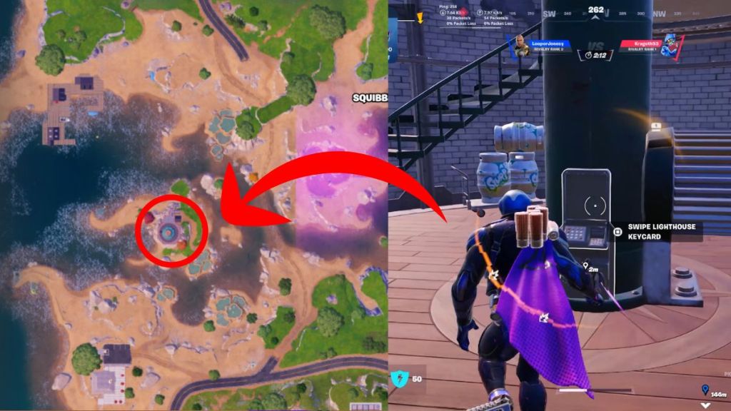Fortnite Squibbly Shores Vault Location