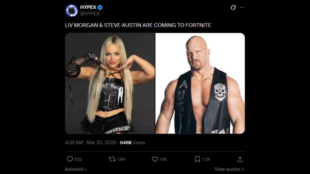 Fortnite Steve Austin Liv Morgan skin