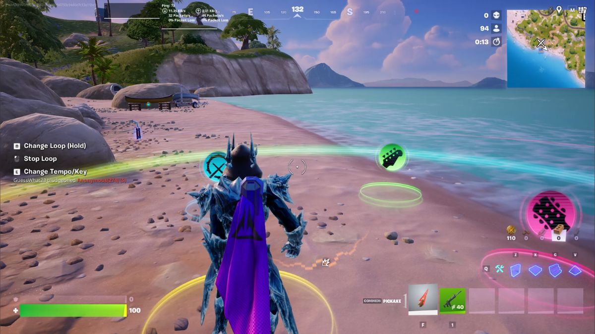 Fortnite Use the Jam Track Player 3