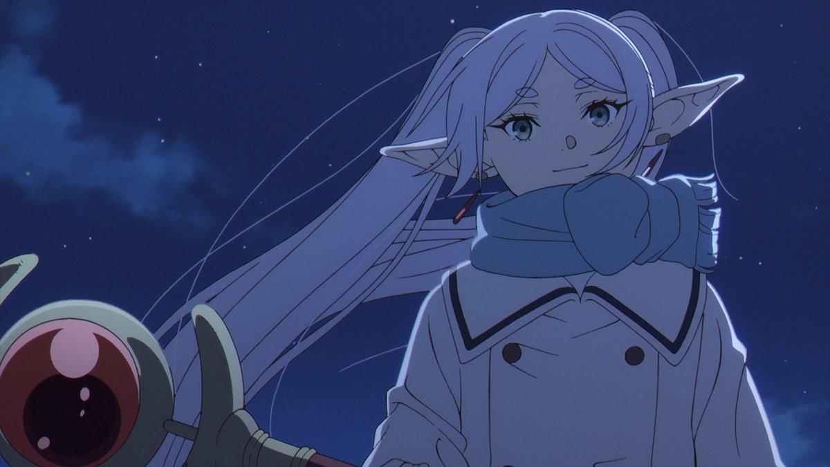 Frieren against Zorida and Hemon in Frieren Season 2 Episode 8