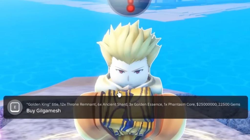 Gilgamesh Trainer NPC